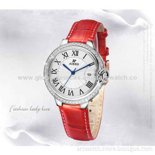 Premium Quality Blue Balloon Stainless Steel Analog Watches with Genuine Leather Strap